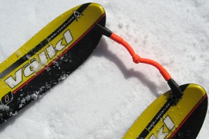 Edgie-Wedgie keeps ski tips from wandering Credit: Amazon