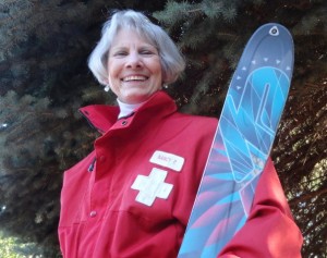Ski Patroller Nancy Pitstick's comment started Harriet's journey Credit: Harriet Wallis