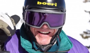 SeniorsSkiing.com is proud to spotlight George Jedenhoff, 97,  who skis Alta every year. Credit: Ski Utah