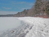 Early spring ski tour on a quiet day around Walden Pond.  Priceless.
Credit: Mike Maginn