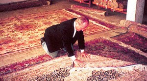 Snowbird founder Dick Bass had a fabulous collection of oriental rugs. Credit: Harriet Wallis