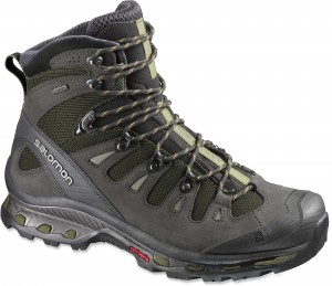 Real hiking boots are lightweight and support your ankle.  Sneakers don't cut it on the trail. Credit: REI