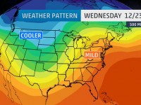 Next week's jet stream pattern from the Weather Channel. Don't like the word "Mild" where it is.
Credit: Weather Channel.