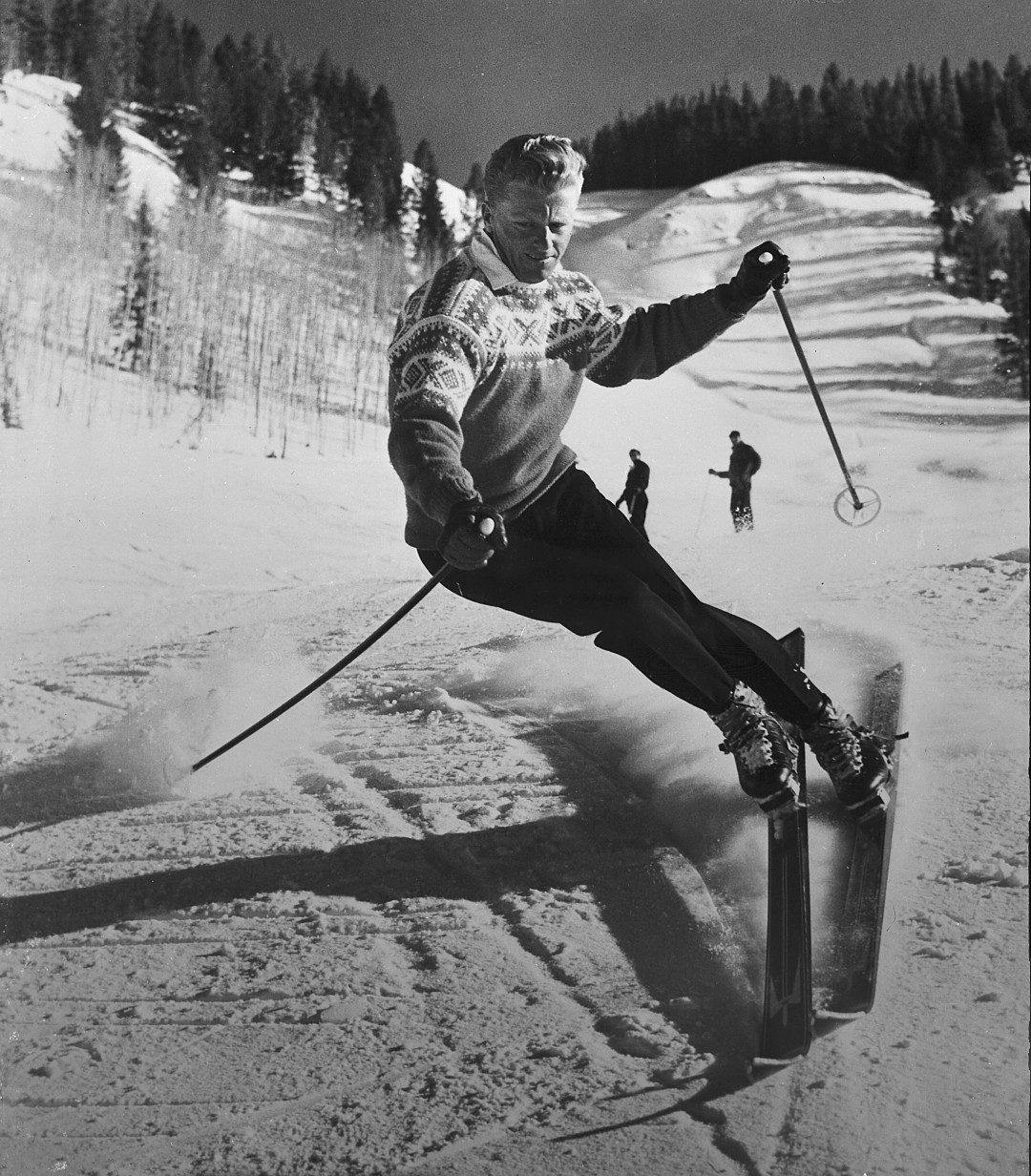 An elegant skier, Stein Eriksen was an Olympian, instructor, skiing ambassador and charming personality. Credit: Deer Valley