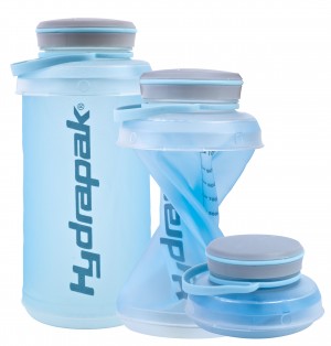 Here's the Stash. Notice it collapses down into a hockey puck. Many colors available. Credit: Hydrapak