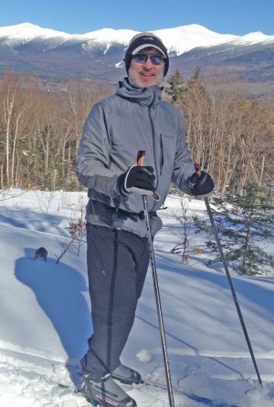 Correspondent Roger Lohr, on the Mountain Road, is publisher of XCSkiResorts.com Credit: Roger Lohr