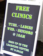 All season long, seniors can take a free, one-hour clinic on Wednesdays. Credit: Bill Runner