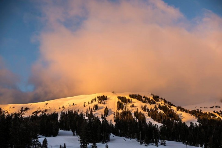 Kirkwood Mountain Resort in the sunset. A free test Masters Program will run on April 14 for all seniors. Credit: Kirkwood