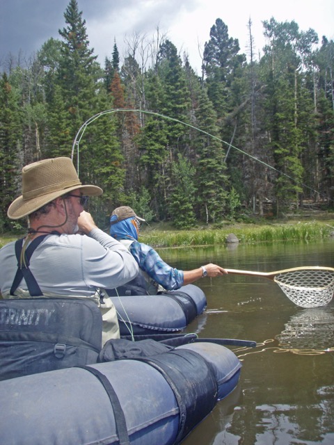 Skiers are attracted to fly-fishing because of the skills, the outdoors, and the lore. Credit: Jan Brunvand