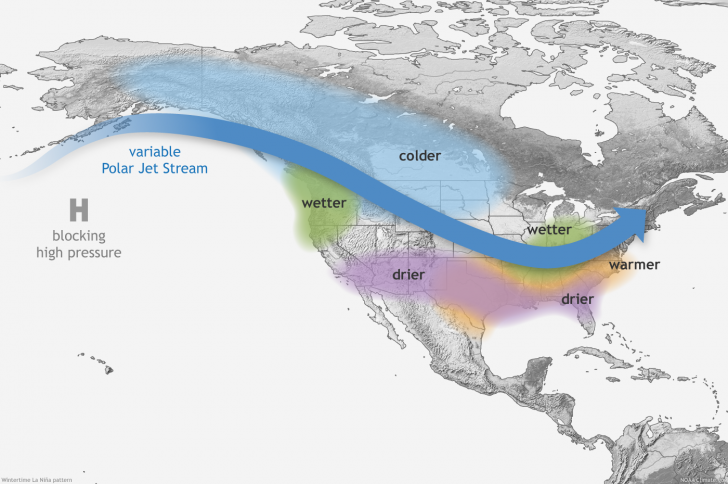 La Nina is next year's weather maker. Here's what happens in a typical La Nina year. Credit: NOAA