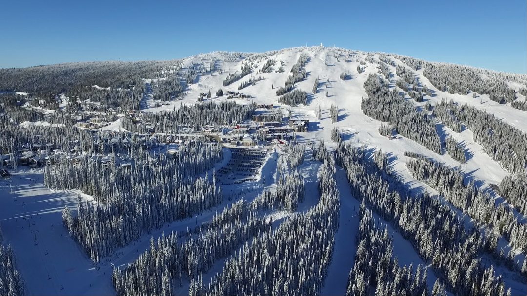 SilverStar has four mountain faces for skiing. Uncrowded, friendly, big snow. Credit: SilverStar