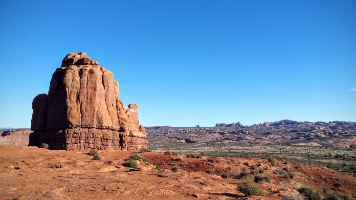 Tower of Babel watches over Arches National Park, UT. Credit: John Nelson