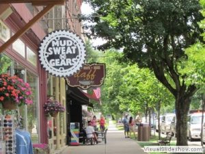 Ellicottville is a cool place the just hang-out. Non-cycling spouses can browse in many boutiques. Credit: Pat McCloskey 