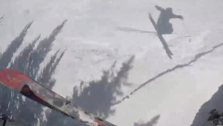Pro skier Giray Dadli works it at Snowbird. Credit: Teton Gravity Research