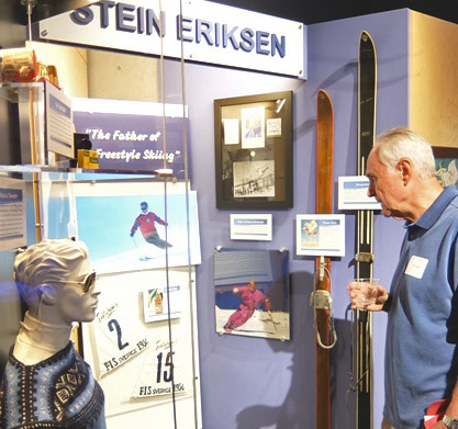 Stein was a graceful athlete throughout his life and the father of Freestyle Skiing. Credit: Harriet Wallis