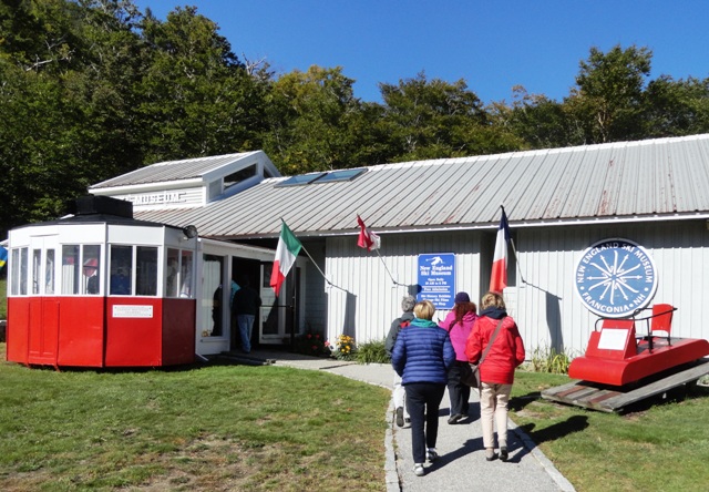 New England Ski Museum is located at the base of Cannon Mt., NH. Credit: Harriet Wallis