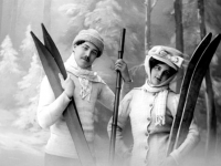 Skiers from 1900. Source: The Guardian