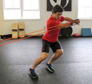 Side Rotations with Resistance Cord